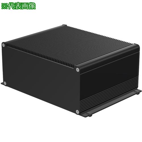 ■タカチ フランジ足付ヒートシンクアルミケース〔品番:EXHF291323BB〕【5318383:0】[法人・事業所限定][外直送元][店頭受取不可]｜ホームセンターバロー　店