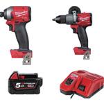 ■milwaukee M18 FUEL 振動&インパクトキット〔品番:M18FPP2A2501JP〕【5349160:0】[店頭受取不可]