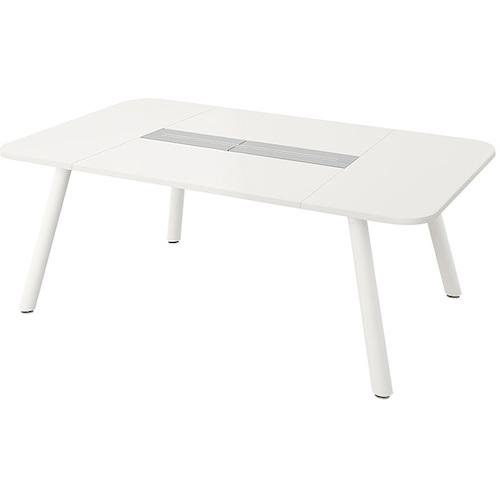 ■NAIKI ベンチテーブル〔品番:MCF2212KWHP〕【5355836:0】[送料別途見積り][法人・事業所限定][外直送][店頭受取不可]