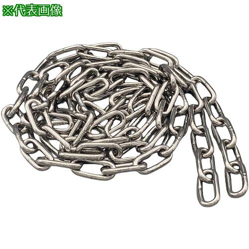 ■ラクテム 溶接チェーン ステンレス 線径2mm 10M〔品番:WS210〕【5364195:0】[送料別途見積り][掲外取寄][店頭受取不可]｜ホームセンターバロー　店