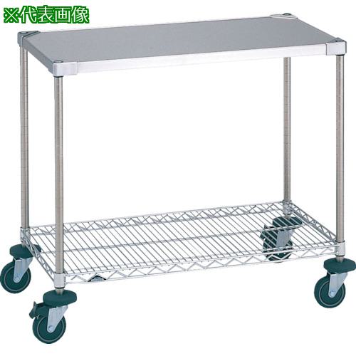 ■ERECTA ステンレスエレクターワーキングカート1型 間口759×奥行461×高さ812〔品番:2SWT2AS〕【5370281:0】[送料別途見積り][法人・事業所限定][外直送][店頭受取不可]