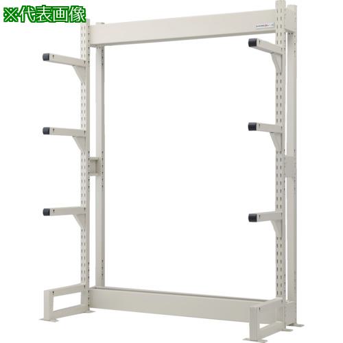 ■TRUSCO ボルトレス長尺保管棚M3 単式基本900X450XH2400 4段〔品番:VRM38354〕【5380580:0】[送料別途見積り][法人・事業所限定][直送][店頭受取不可]｜ホームセンターバロー　店