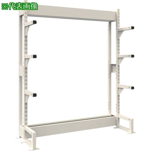 ■TRUSCO ボルトレス長尺保管棚M1.5 単式基本1500X300XH1800 4段〔品番:VRM1.56534〕【5383495:0】[送料別途見積り][法人・事業所限定][直送][店頭受取不可]｜ホームセンターバロー　店