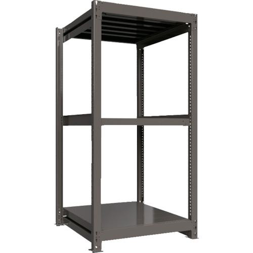 ■ICHIMAI 重量ボルトレスラック 段荷重1000Kg H1800×W900×D900 天地3段 単体グレー〔品番:TH1000639T3〕【5384245:0】[送料別途見積り][法人・事業所限定][直送][店頭受取不可]