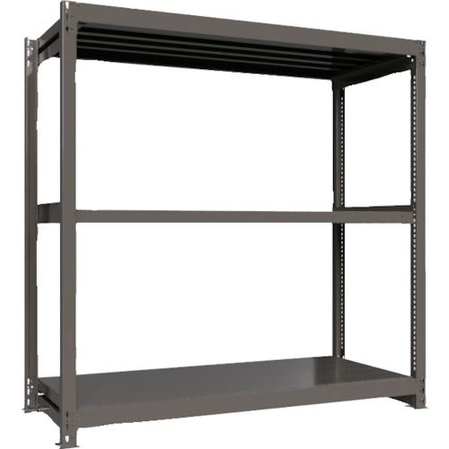 ■ICHIMAI 重量ボルトレスラック 段荷重1000Kg H1800×W1800×D750 天地3段 単体グレー〔品番:TH1000667T3〕【5384306:0】[送料別途見積り][法人・事業所限定][直送][店頭受取不可] 71,753円
