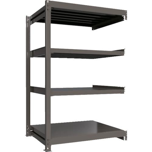 ■ICHIMAI 重量ボルトレスラック 段荷重1000Kg H1800&times;W1200&times;D900 天地4段 連結グレー〔品番:TH1000649R4〕【5385875:0】[送料別途見積り][法人・事業所限定][直送][店頭受取不可]｜ホームセンターバロー　店