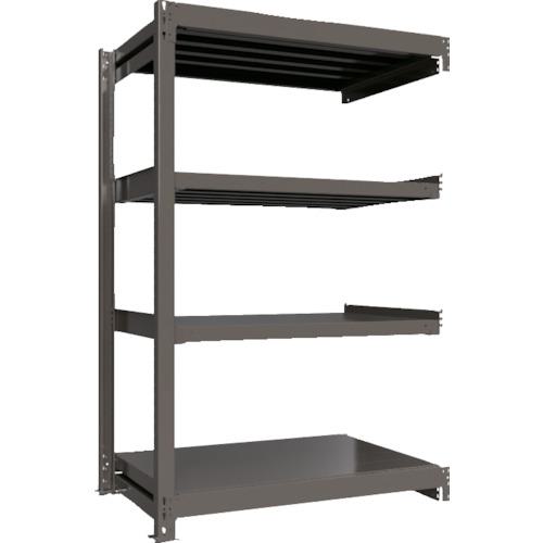 ■ICHIMAI 重量ボルトレスラック 段荷重1000Kg H1800&times;W1200&times;D750 天地4段 連結グレー〔品番:TH1000647R4〕【5385896:0】[送料別途見積り][法人・事業所限定][直送][店頭受取不可]｜ホームセンターバロー　店