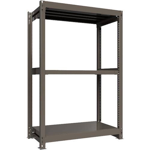 ■ICHIMAI 重量ボルトレスラック 段荷重1000Kg H1800&times;W1200&times;D600 天地3段 単体グレー〔品番:TH1000646T3〕【5387399:0】[送料別途見積り][法人・事業所限定][直送][店頭受取不可]｜ホームセンターバロー　店