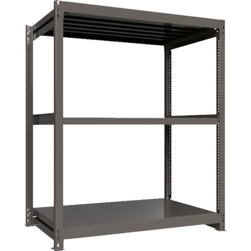 ■ICHIMAI 重量ボルトレスラック 段荷重1000Kg H1800&times;W1500&times;D900 天地3段 単体グレー〔品番:TH1000659T3〕【5387431:0】[送料別途見積り][法人・事業所限定][直送][店頭受取不可]｜ホームセンターバロー　店