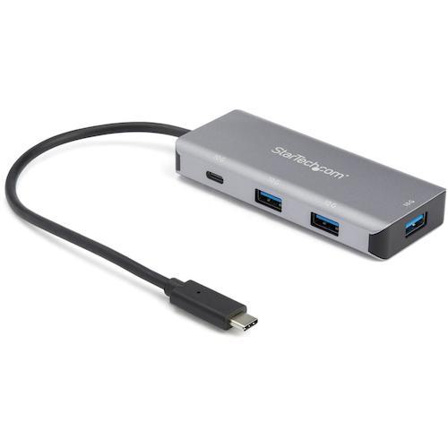 ■StarTech USBハブ/Type-C/3ポート Type-A + 1ポート Type-C/バスパワー/アルミ筐体/25cmケーブル〔品番:HB31C3A1CB〕【5388156:0】[法人・事業所限定][外直送元][店頭受取不可] 6,605円