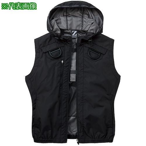 ■自重堂 空調服ベスト ブラツク M〔品番:74200044M〕【5390687:0】[送料別途見積り][掲外取寄][店頭受取不可]
