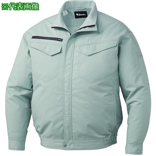 ■自重堂 空調服長袖ブルゾン ア-ス グリ-ン M〔品番:87080039M〕【5392329:0】[送料別途見積り][掲外取寄][店頭受取不可]