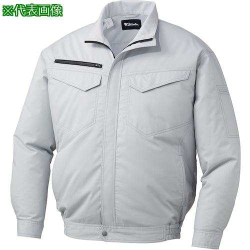 ■自重堂 空調服長袖ブルゾン シルバ- 4L〔品番:870800364L〕【5393855:0】[送料別途見積り][掲外取寄][店頭受取不可]