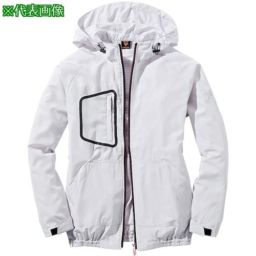 ■自重堂 空調服長袖ブルゾン シルバ- EL〔品番:74160036EL〕【5393865:0】[送料別途見積り][掲外取寄][店頭受取不可]