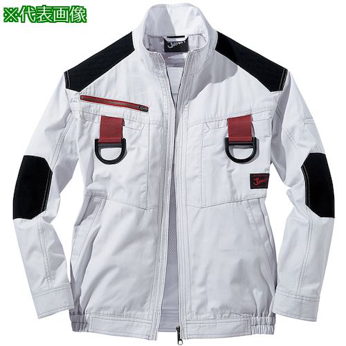 ■自重堂 空調服長袖ブルゾン シルバ- M〔品番:54100036M〕【5397056:0】[送料別途見積り][掲外取寄][店頭受取不可]