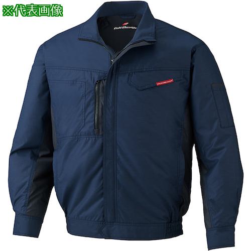 ■自重堂 空調服長袖ブルゾン ネ-ビ- EL〔品番:87090011EL〕【5397072:0】[送料別途見積り][掲外取寄][店頭受取不可]