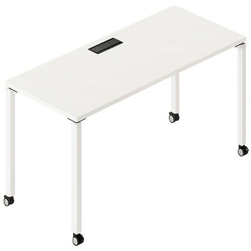 ■NAIKI ビティー ワークテーブル〔品番:BT1406KHCWHP〕【5423088:0】[送料別途見積り][法人・事業所限定][外直送][店頭受取不可]｜ホームセンターバロー　店