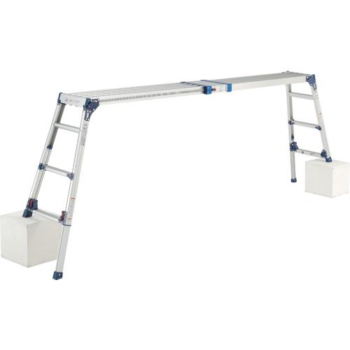 ■PiCa 4脚アジャスト式 足場台 120A〔品番:DWVSX120A〕【5425506:0】[店頭受取不可]