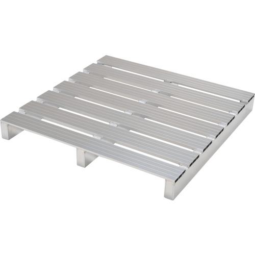■PiCa アルミパレット PTA型 単面二方差し 1100X1100mm〔品番:PTA1111S2〕【5426294:0】[送料別途見積り][法人・事業所限定][直送][店頭受取不可]｜ホームセンターバロー　店