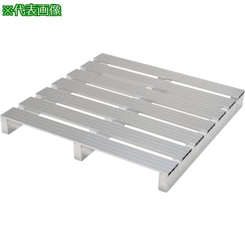 ■PiCa アルミパレット PTA型 単面二方差し 1200X1100mm〔品番:PTA1211S2〕【5426316:0】[送料別途見積り][法人・事業所限定][直送][店頭受取不可]｜ホームセンターバロー　店