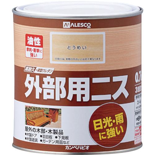 ■KANSAI 外部用ニス 0.7L とうめい《6缶入》〔品番:7781010.7〕【5429731×6:0】[送料別途見積り][掲外取寄][店頭受取不可]