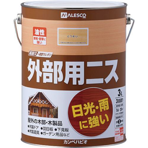 ■KANSAI 外部用ニス 3L とうめい《4缶入》〔品番:7781013〕【5429757×4:0】[送料別途見積り][掲外取寄][店頭受取不可]