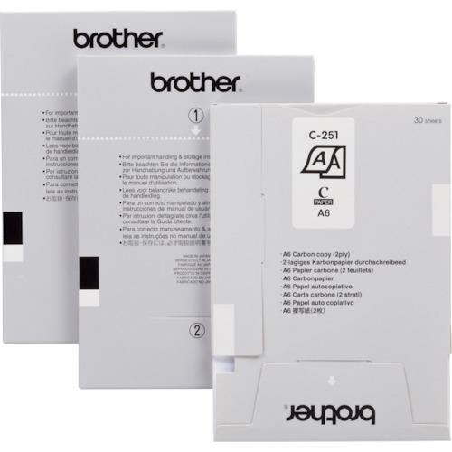 ■brother MPrint用ペーパーカセット複写紙(A6)3000枚(30枚入り&times;10カセット)〔品番:C251〕【5433108:0】[送料別途見積り][掲外取寄][店頭受取不可]｜ホームセンターバロー　店 14,190円