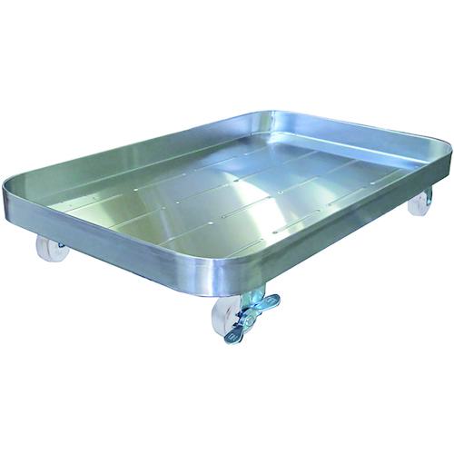 ■SUGICO 運搬台車 18-8給食バット用運搬台車 588×367×H125mm〔品番:SH6038UN〕【5457773:0】[送料別途見積り][掲外取寄][店頭受取不可]