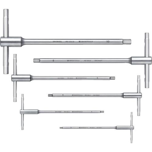 ■PBスイスツールズ スライド式六角棒レンチ 6本セット〔品番:1204SET10〕【5466428:0】[店頭受取不可]