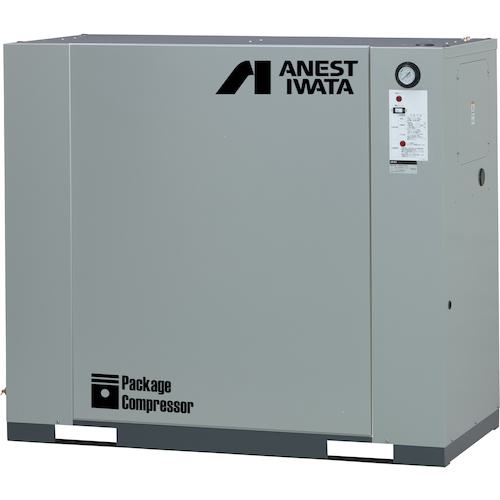 ■アネスト岩田 レシプロコンプレッサー(給油式) パッケージコンプレッサ 7.5KW 60Hz〔品番:CLP75EF14M6〕【5473638:0】[法人・事業所限定][外直送元][店頭受取不可]