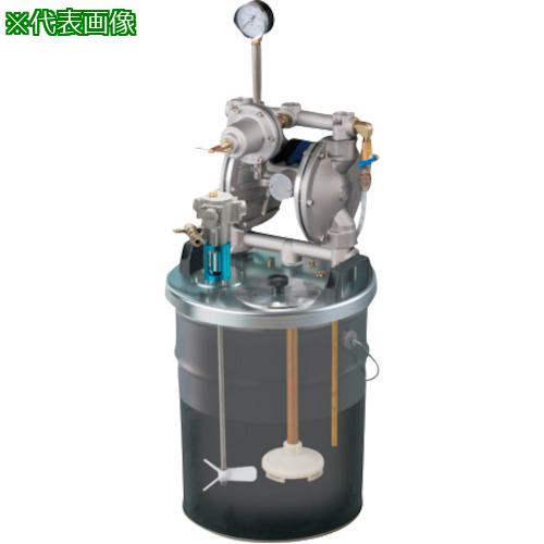 ■アネスト岩田 中形ダイヤフラムペイントポンプ 20Lペール缶用タンクマウント式 ステンレス〔品番:DPS1202BN〕【5475235:0】[法人・事業所限定][外直送元][店頭受取不可]
