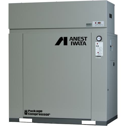 ■アネスト岩田 レシプロコンプレッサー(給油式) パッケージコンプレッサ D付 7.5KW 50Hz〔品番:CLP75EF14DM5〕【5481531:0】[法人・事業所限定][外直送元][店頭受取不可]