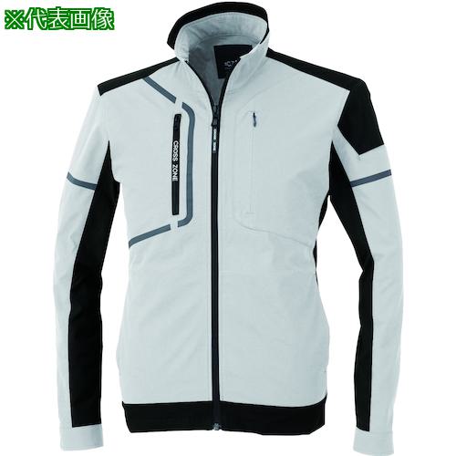 ■XEBEC 長袖ブルゾン2534-22-3L シルバーグレー〔品番:2534223L〕【5520366:0】[送料別途見積り][掲外取寄][店頭受取不可]