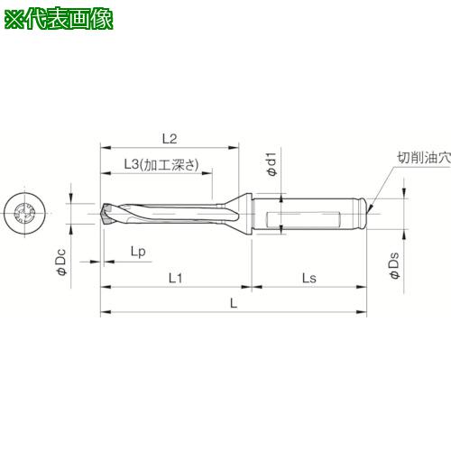 ■京セラ マジックドリル用ホルダ SF-DRC 加工深さ5×DC〔品番:SF25DRC240M5〕【5522927:0】[送料別途見積り][掲外取寄][店頭受取不可]