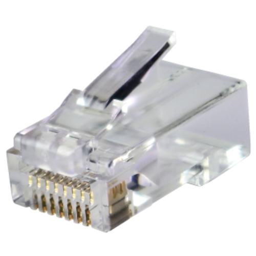 ■JEFCOM カテゴリー6モジュラープラグ(貫通タイプ)〔品番:TPMJHA808TC〕【5525502:0】[送料別途見積り][掲外取寄][店頭受取不可]｜ホームセンターバロー　店