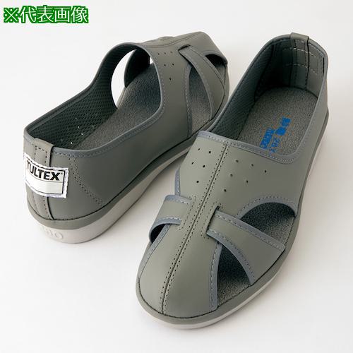 ■アイトス 静電サンダル グレー 22.0〔品番:AZ5970620422.0〕【5526703:0】[送料別途見積り][掲外取寄][店頭受取不可]
