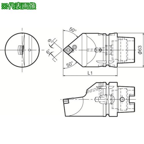 ■京セラ 複合加工機用旋削工具 外径・端面加工用ホルダ PCMN〔品番:T63HPCMNNH12〕【5532191:0】[送料別途見積り][掲外取寄][店頭受取不可]｜ホームセンターバロー　店