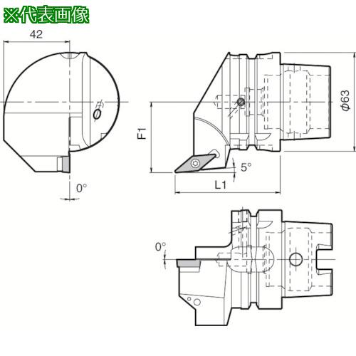 ■京セラ 複合加工機用旋削工具 外径・倣い加工用ホルダ SVLB〔品番:T63HSVLBLDX16N〕【5532345:0】[送料別途見積り][掲外取寄][店頭受取不可]