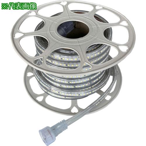 ■富士倉 両面発光10M LEDロープライト 白 増設用〔品番:FRL10GWW〕【5545598:0】[店頭受取不可]