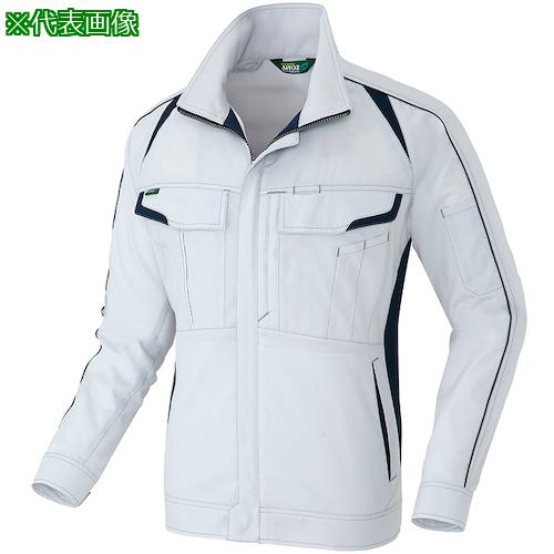 ■アイトス 春夏長袖ストレッチブルゾン(エコワーカーストレッチ) シルバーグレー 6L〔品番:AZ19300036L〕【5546576:0】[送料別途見積り][掲外取寄][店頭受取不可]