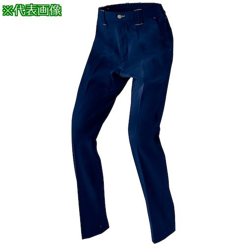 ■アイトス 秋冬綿100%ムービンカットノータックワークパンツ ネイビー 4L〔品番:AZ51200084L〕【5549581:0】[送料別途見積り][掲外取寄][店頭受取不可]