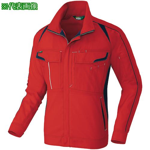 ■アイトス 春夏長袖ストレッチブルゾン(エコワーカーストレッチ) レッド 6L〔品番:AZ19300096L〕【5549623:0】[送料別途見積り][掲外取寄][店頭受取不可]