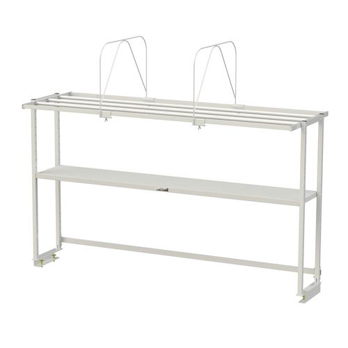 ■ヤマテック ワークテーブル150シリーズ用 ロジスタンド 段ボール棚セット付 W1800×D581×H1000mm〔品番:LS1810DW〕【5557191:0】[法人・事業所限定][直送元][店頭受取不可]
