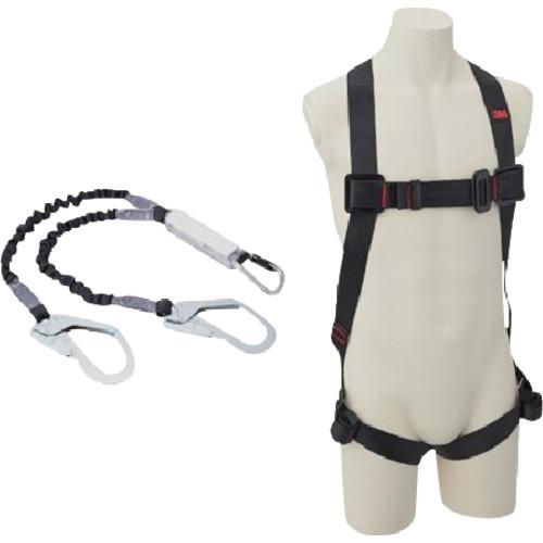 ■3M 【限定セット品】 プロテクタ フルハーネス M/Lサイズ・伸縮式ツインランヤードセット〔品番:1161649KIT4〕【5559801:0】[店頭受取不可]｜ホームセンターバロー　店