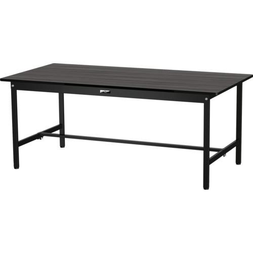 ■ヤマテック 軽量作業台 ワークテーブル ブラックシリーズ 固定式 荷重150KG W1800&times;D900&times;H740〔品番:SUM1890MB〕【5560334:0】[法人・事業所限定][直送元][店頭受取不可]｜ホームセンターバロー　店