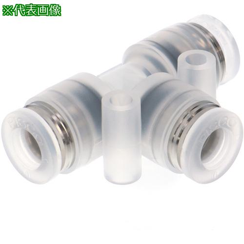 ■PISCO チューブフィッティングPP/耐腐蝕性SUS303相当継手《10個入》〔品番:SPPE6〕【5595226×10:0】[送料別途見積り][掲外取寄][店頭受取不可]