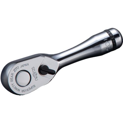 ■nepros 9.5sq.ショートラチェットハンドル〔品番:NBR390AS〕【5631857:0】[店頭受取不可]｜ホームセンターバロー　店