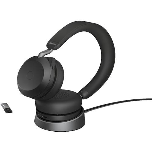 ■Jabra Jabra Evolve2 75 Link380a UC Stereo Stand Black〔品番:27599989989〕【5655903:0】[送料別途見積り][法人・事業所限定][直送][店頭受取不可]