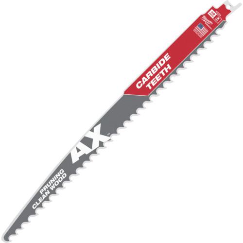 ■milwaukee AX 剪定用カーバイドレシプロソーブレード 3TPI 305mm(1本)〔品番:48005233〕【5657204:0】[店頭受取不可]