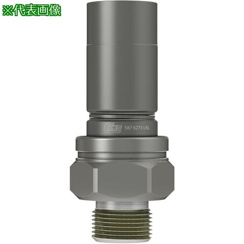 ■CEJN ウルトラフローニップル(プラグ)呼径12mm アルミ製 G1/2オネジ FVMQ〔品番:105876285〕【5663838:0】[送料別途見積り][法人・事業所限定][掲外取寄][店頭受取不可]